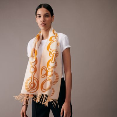 Casaque Do Re Boucles muffler | Hermès Canada